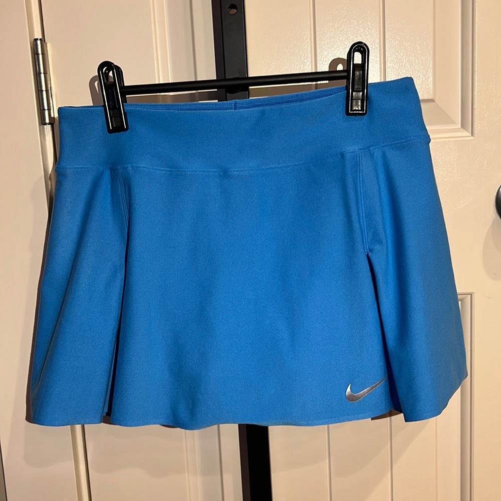 Nike DriFit Victory Women’s Tennis Skirt - Light Photo Blue - Medium